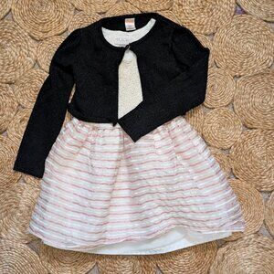 Children's Place Glitter and Striped dress